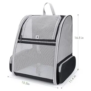 LOLLIMEOW Mochila transportadora de mascotas para perros y_2