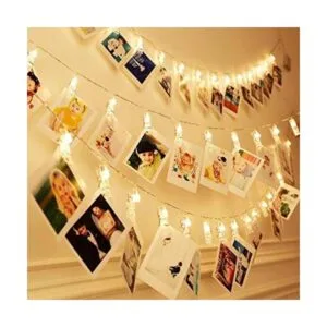 Dopheuor Cadena de luces LED con clip de fotos funciona_1