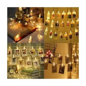 Dopheuor Cadena de luces LED con clip de fotos funciona_4