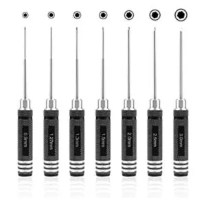 Juego de destornilladores hexagonales RC 7 piezas