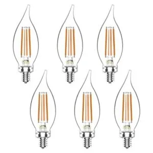 Helloify Bombillas LED Edison de filamento vintage de 60_1