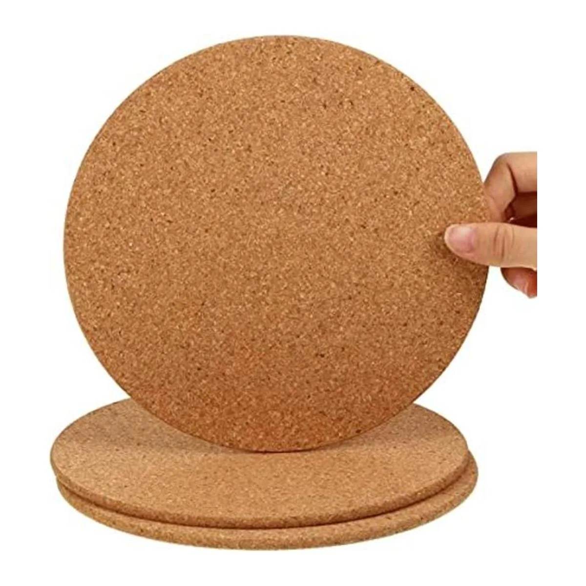 Posavasos de corcho grueso de madera Boao para el hogar_1