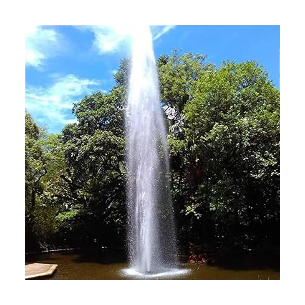 FNPT DN25 Boquilla de fuente de estilo recto central de 2