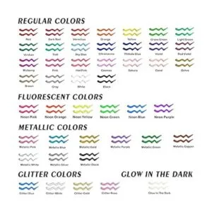 Shuttle Art Juego de pintura de tela 45 colores pintura