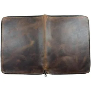 Hide Drink Funda de cuero rústico duradero con_3