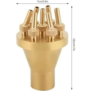 FNPT DN25 Boquilla de fuente de estilo recto central de 2