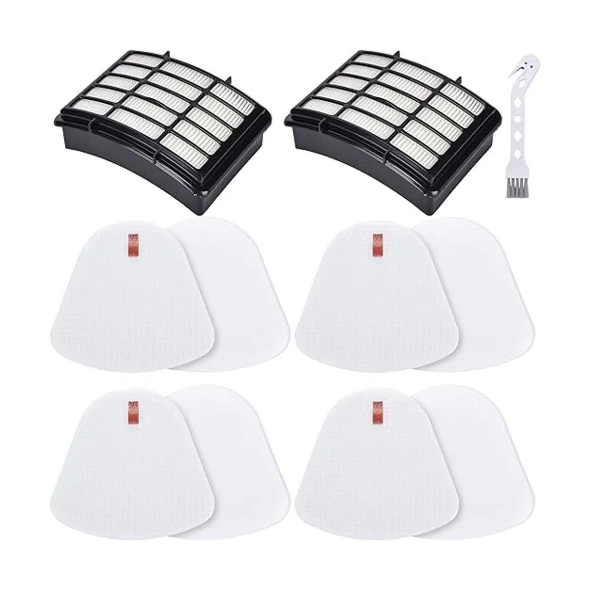 2 filtros HEPA 4 de espuma y fieltro para Shark_1