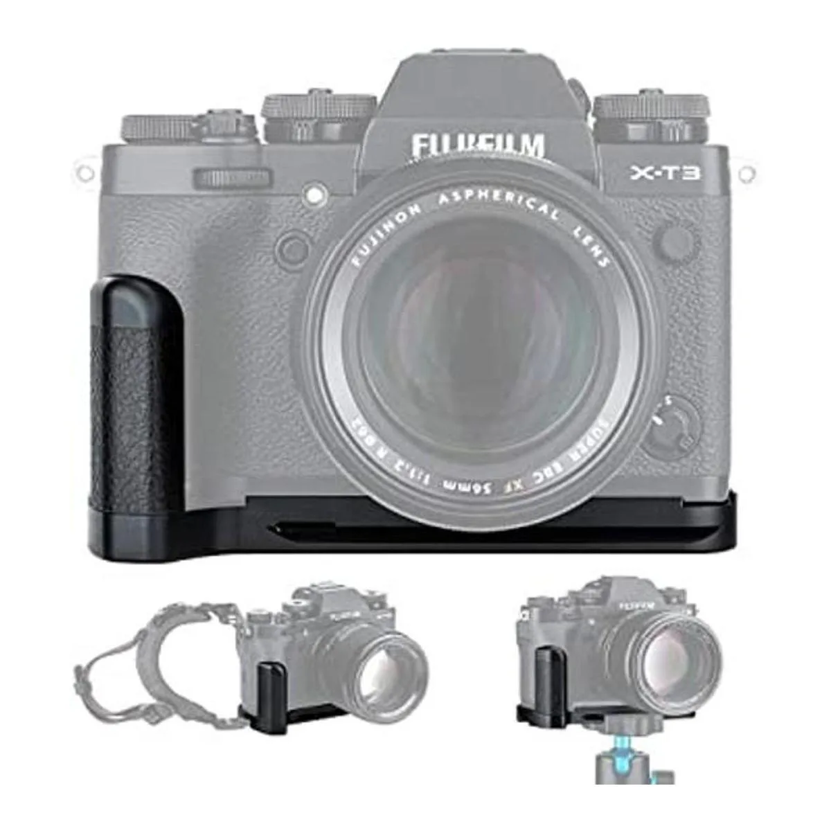 JJC Soporte de metal en L para cámara Fujifilm Fuji XT3_1