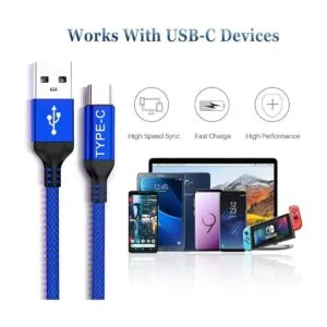 Cable de carga USB tipo C paquete de 3 1.53.36.6