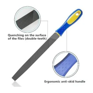 Kalim Lima de mano plana de 8 pulgadas con acero