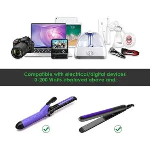 ALLWEI Adaptador de viaje internacional de 220 V a 110 V_3