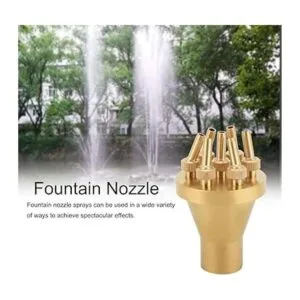 FNPT DN25 Boquilla de fuente de estilo recto central de 2