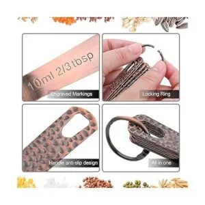 Smithcraft Lucky Plus Juego de tazas y cucharas medidoras