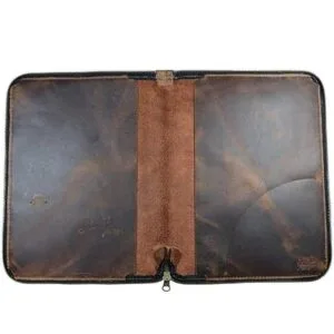 Hide Drink Funda de cuero rústico duradero con_2