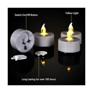 Nancia Luces de té paquete de 150 velas LED sin llama