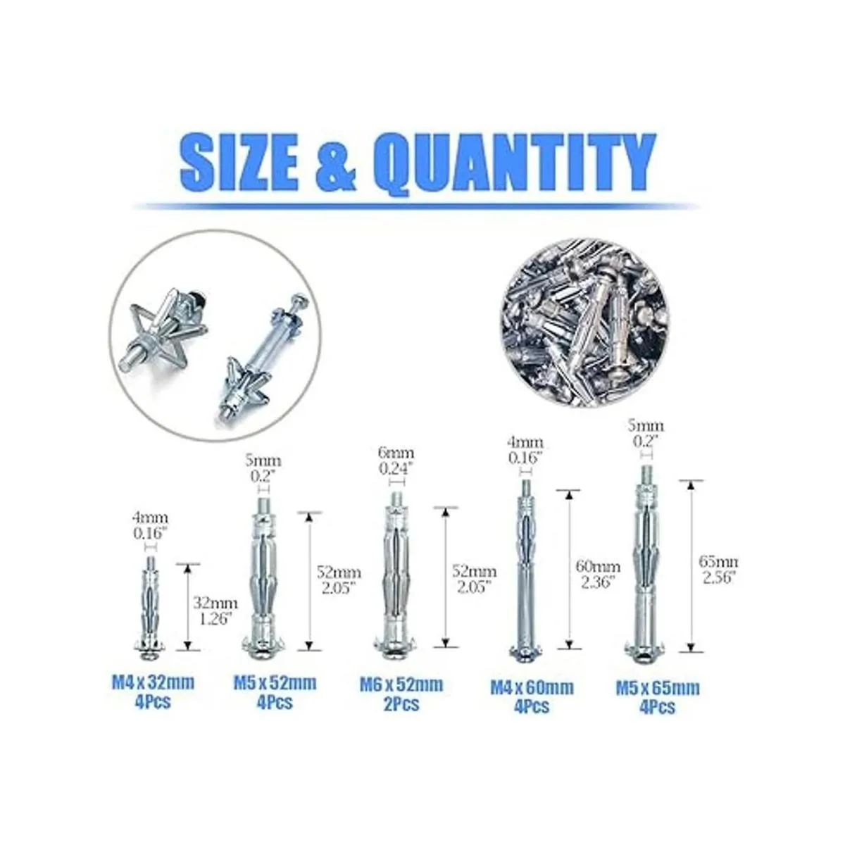 ISPINNER Herramienta de ajuste de anclaje de pared con 18