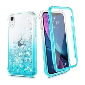 Ruky Funda para iPhone XR funda líquida resistente de_1