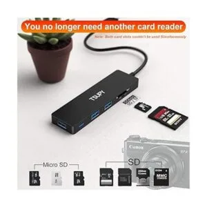 TSUPY Hub USB 3.0 concentrador de datos multiUSB 5 en 1_6