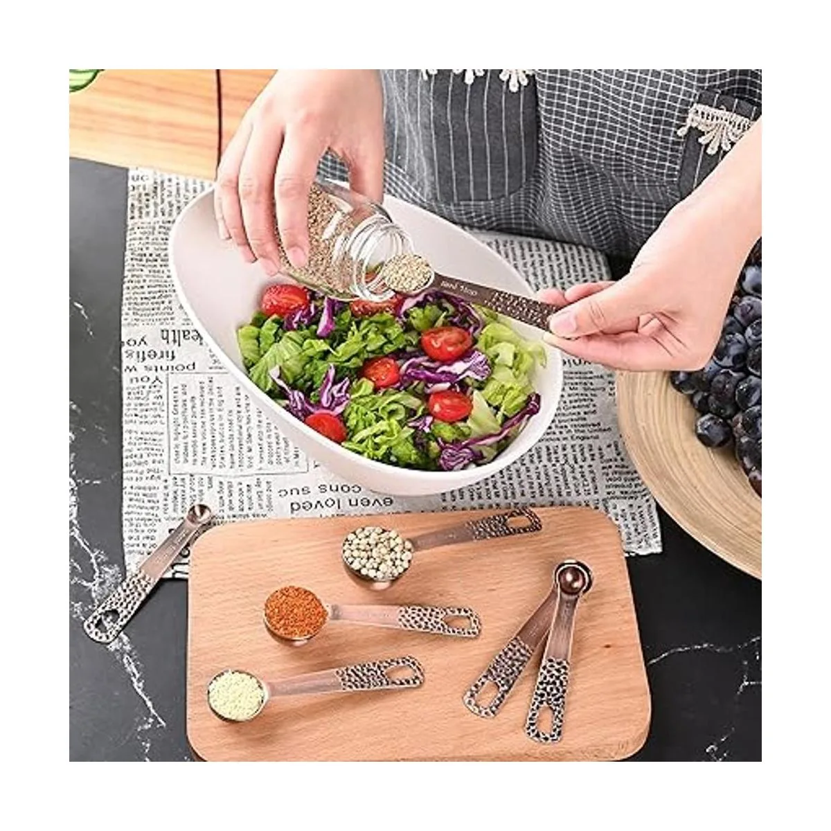 Smithcraft Lucky Plus Juego de tazas y cucharas medidoras