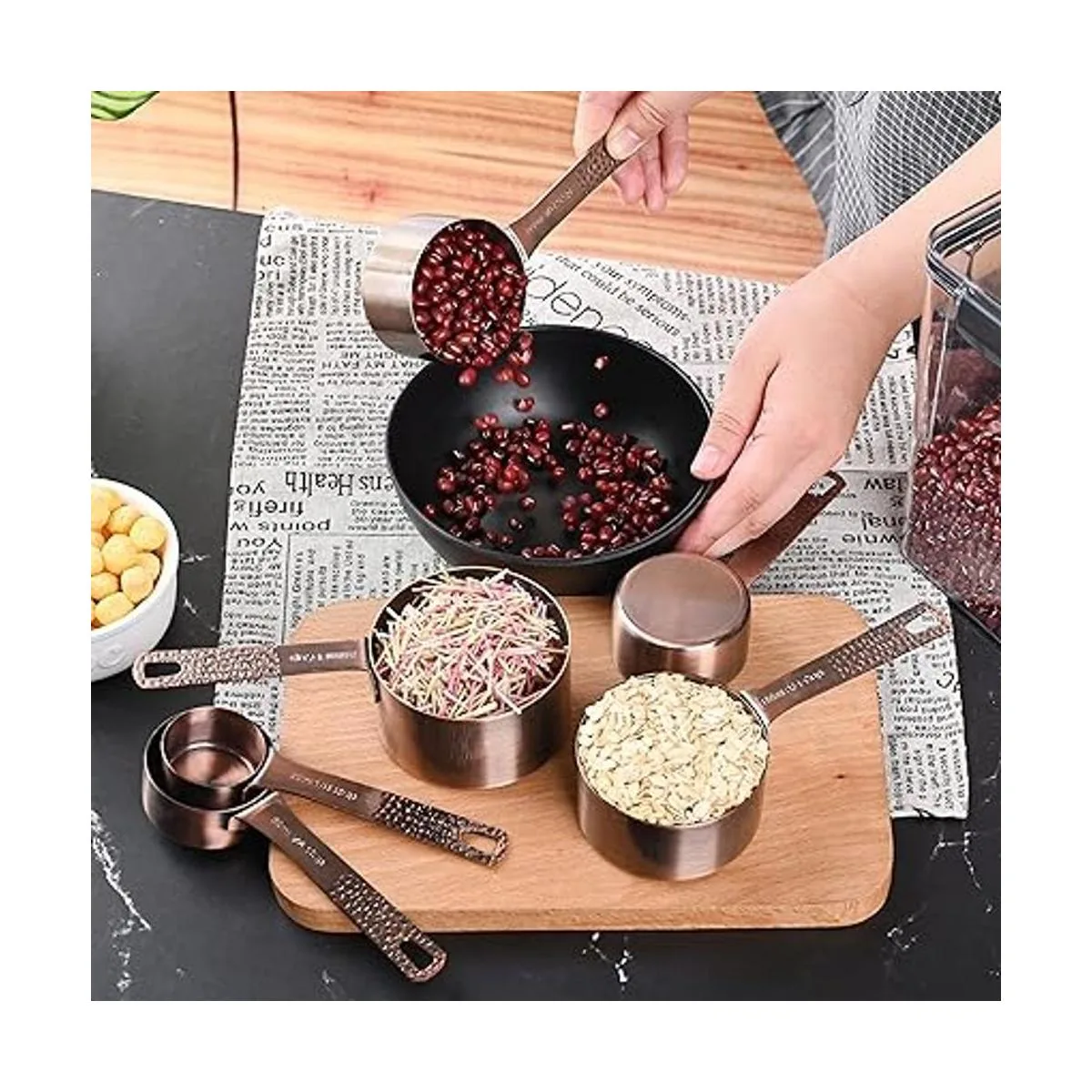 Smithcraft Lucky Plus Juego de tazas y cucharas medidoras