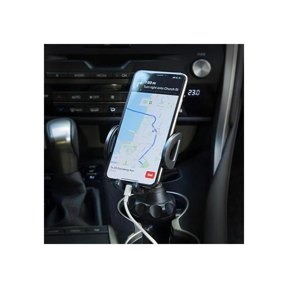 Soporte de teléfono para coche regulable para teléfonos_2