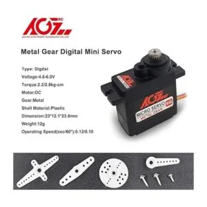 AGFRC Kit de servomotor de microservomotor de 0.32 oz_5