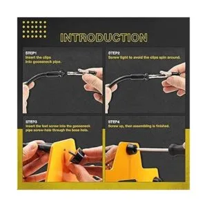 Tercero soldador de mano PCB soporte herramienta Quad_5