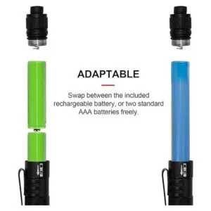 Linterna recargable IP67 impermeable con clip de bolsillo_3