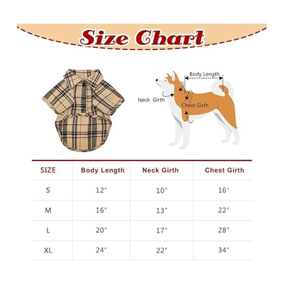 Camisa a cuadros para perros linda camiseta polo para