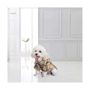 Camisa a cuadros para perros linda camiseta polo para