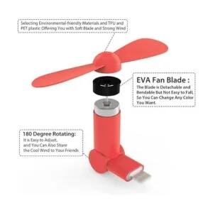 Genuie Ventilador para iPhone 2 paquetes mini_3