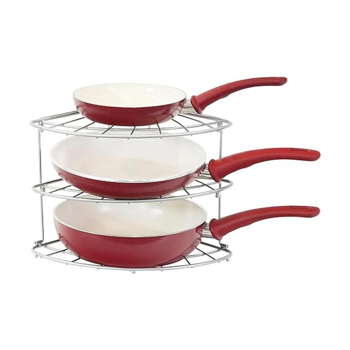 Simple Houseware Organizador de estantes esquineros de_3