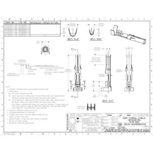 Molex Pin macho y hembra 0.093 pulgadas 1420 AWG serie_3