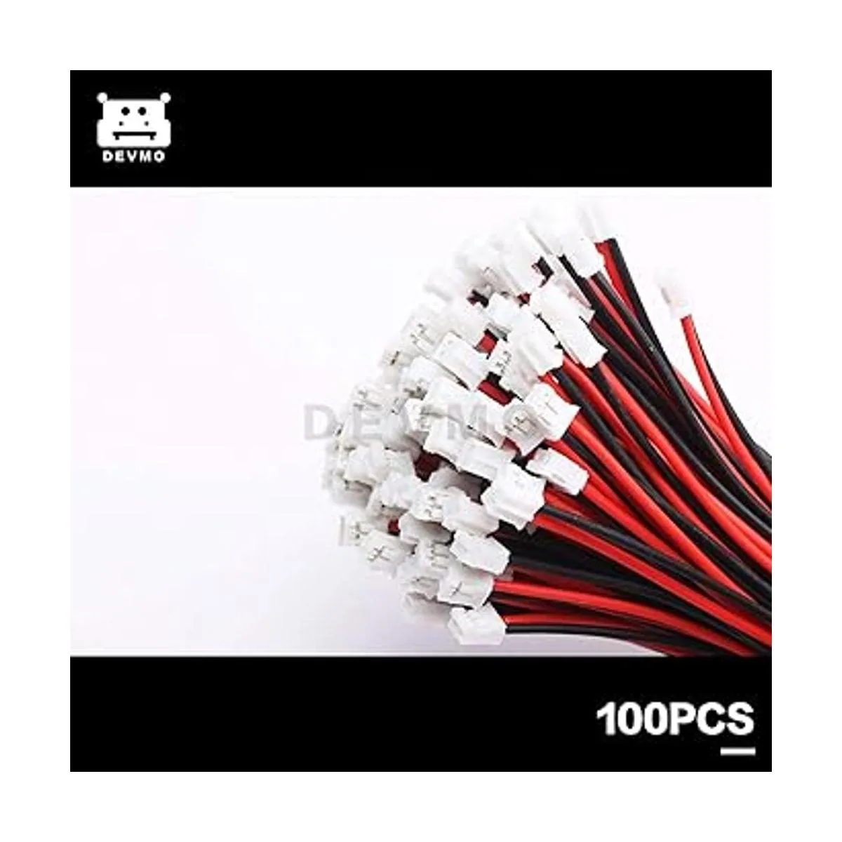 DEVMO 100 juegos Mini Micro JST 2.0 PH conector de 2 pines_2