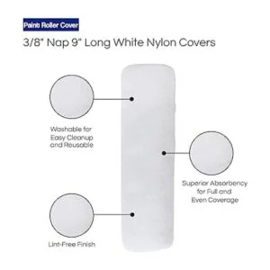 Pro Grade Cubiertas para rodillos de pintura 38 x 9_3