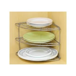 Simple Houseware Organizador de estantes esquineros de_4