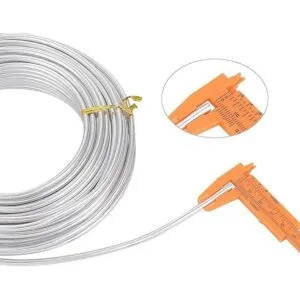 Pandahall Alambre de aluminio plateado_6