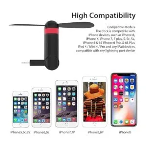Genuie Ventilador para iPhone 2 paquetes mini_6