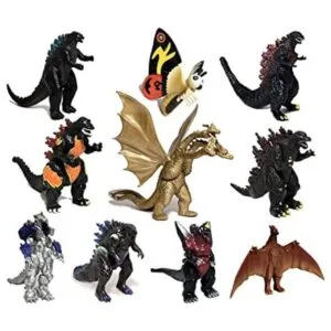 EZFun Juego de 10 juguetes Godzilla con bolsa de_1