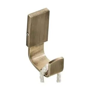 Flybath Ganchos de latón envejecido para toallas para