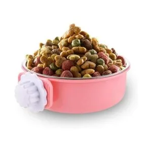 Cuenco para perro extraíble de acero inoxidable para_2