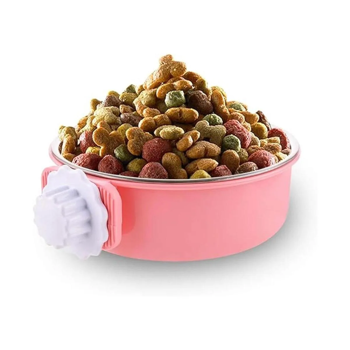 Cuenco para perro extraíble de acero inoxidable para_2