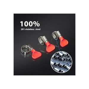 Abrazaderas de acero inoxidable para manguera de 20 piezas_3