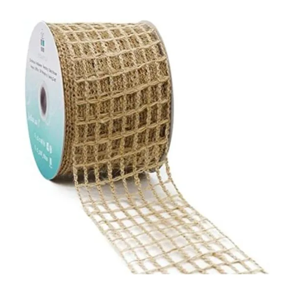 CT CRAFT LLC Cinta de malla de arpillera con alambre para_1