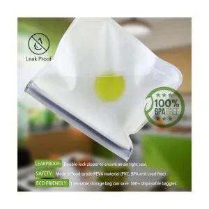 SPLF Paquete de 12 bolsas de almacenamiento reutilizables