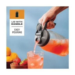 County Line Kitchen Jarra de cristal resistente con boca