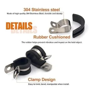 ISPINNER Kit surtido de 52 abrazaderas de cable_3