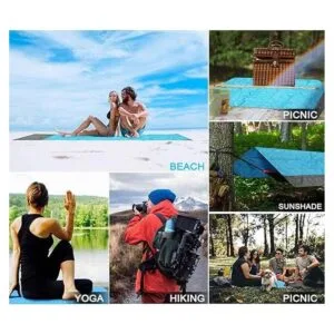 GIVERARE Manta de playa Sandfree manta de picnic_5