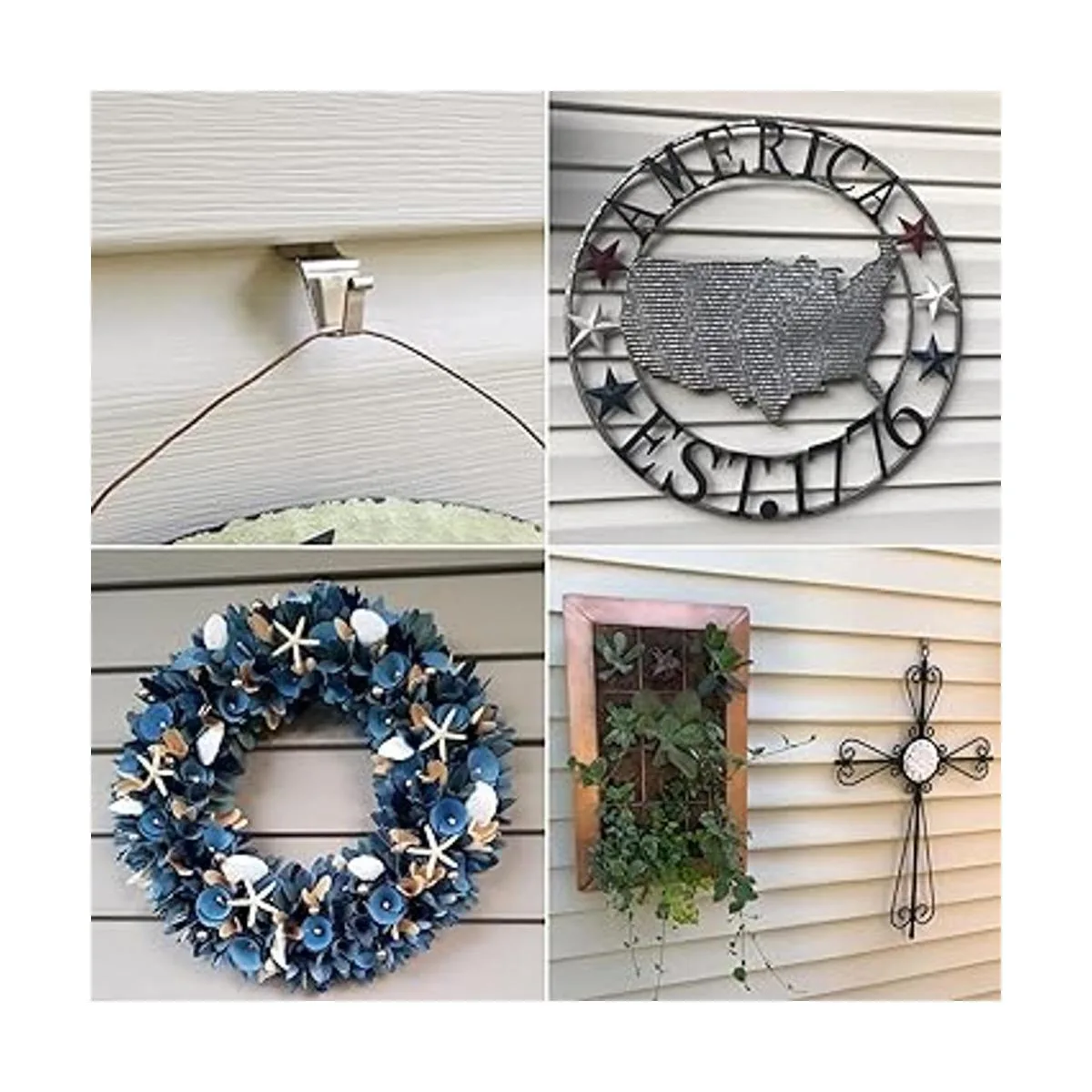 Ganchos de vinilo para colgar paquete de 12 sin_3