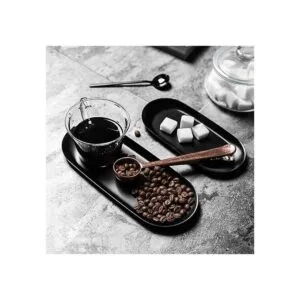 FREELOVE Bandeja de metal para servir toallas platos